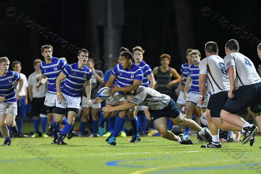 Wheaton Men\'s Rugby vs Mass Maritime.  Photo by Keith Nordstrom